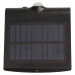 Záhradné LED solárne svietidlo so senzorom SILOE 1,5W, 4000K, 220lm, čierne (ORNO)