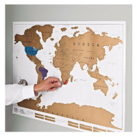 Stieracia mapa 88x52 cm World Scratch Map – Ambiance