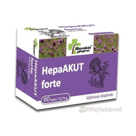 Slovakiapharm HepaAKUT forte 60 kapsúl