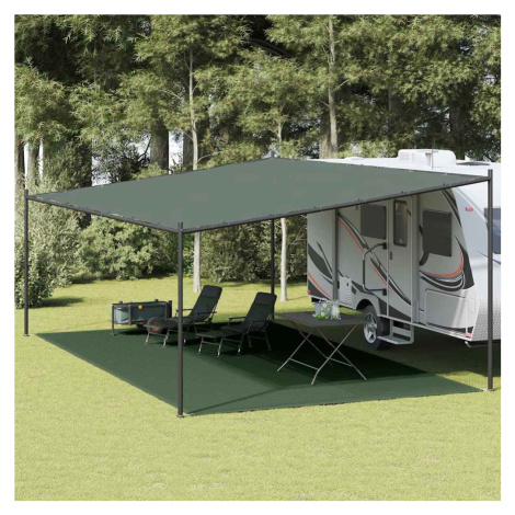 vidaXL Koberec do stanu 400x600 cm tmavozelený