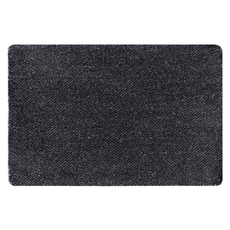 Rohožka Clean & Go 105350 Black Anthracite – na ven i na doma - na ven i na doma - 45x67 cm Hans Hanse Home