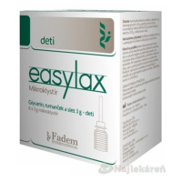 Easylax Mikroklystír pre deti glycerín, rumanček a slez, 6x3 g