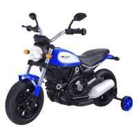 mamido Detská elektrická motorka Street Bob modrá
