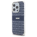 DKNY PC/TPU Repeat Pattern Tonal Stripe Magsafe Zadný Kryt pre iPhone 15 Pro Blue