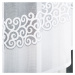 Biela žakarová záclona DANIELA 300x140 cm