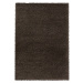 Kusový koberec Fluffy Shaggy 3500 brown Rozmery koberca: 160x230