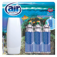 Air Menline Aqua World osviežovač vzduchu, náhradná náplň 3 ks + STROJČEK