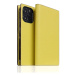 SLG Design puzdro D8 Neon Full Grain Leather Diary pre iPhone 14 Pro - Lemon