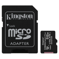 Pamäťová karta Kingston Canvas Select Plus 512 GB microSDHC + adaptér