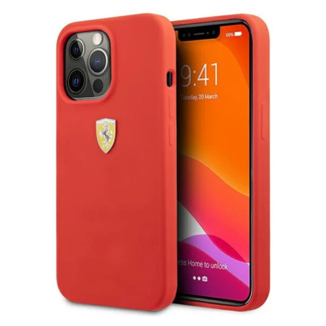 Kryt Ferrari FESSIHCP13XRE iPhone 13 Pro Max 6,7" red hardcase Silicone (FESSIHCP13XRE)