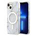 Kryt Guess iPhone 14 6.1" white hardcase Marble MagSafe (GUHMP14SPCUMAH)