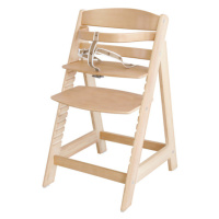 roba Detská drevená vysoká jedálenská stolička Sit Up (prírodná)