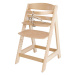 roba Detská drevená vysoká jedálenská stolička Sit Up (prírodná)