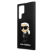 Karl Lagerfeld Liquid Silicone Ikonik NFT Zadný Kryt pre Samsung Galaxy S24 Ultra Black