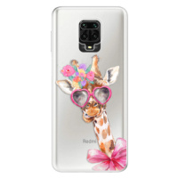 Odolné silikónové puzdro iSaprio - Lady Giraffe - Xiaomi Redmi Note 9 Pro / Note 9S