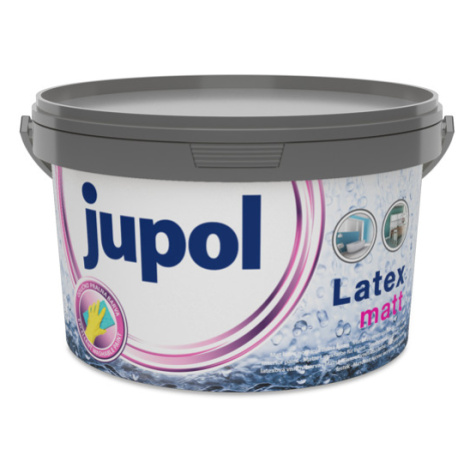 JUPOL LATEX - matná, pololesklá a lesklá latexová farba biela - polomat 5 l = 7,15 kg