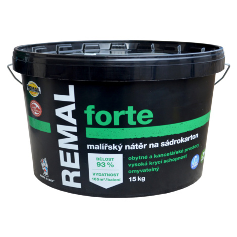 REMAL FORTE - Maliarsky náter na sadrokartón biela 7,5 kg