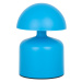 Modrá stolová lampa s kovovým tienidlom (výška 15 cm) Impetu – Leitmotiv