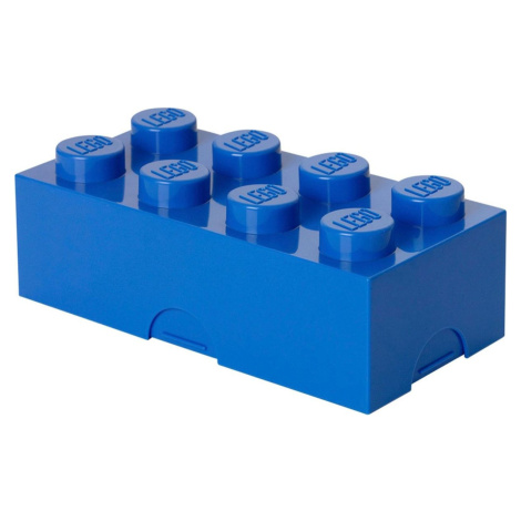 LEGO® Box na desiatu 10 x 20 x 7,5 cm modrý
