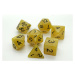 TLAMA games Sada 7 perleťových kostek pro RPG (9 barev) Barva: Zlatá - karamel