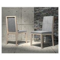Estila Moderná dizajnová jedálenská stolička Rodas s masívnymi nožičkami a rámom s voliteľným ča