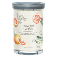 YANKEE CANDLE Signature Tumbler veľký White Spruce & Grapefruit 567 g