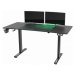 Ultradesk LEVEL V2 herný stôl s nastaviteľnou výškou zelený