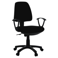 Kancelárska stolička, čierna, COLBY NEW