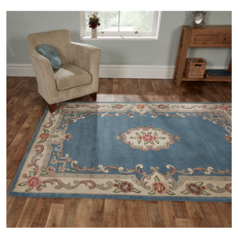 Ručně všívaný kusový koberec Lotus premium Blue - 120x180 cm Flair Rugs koberce