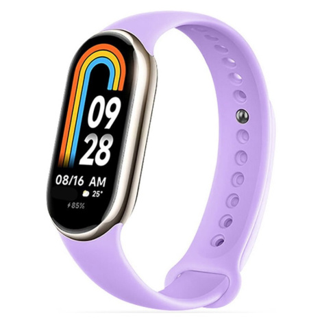 Xiaomi Mi Smart Band 8 / 9, silikónový remienok, nastaviteľný, TP IconBand, fialový