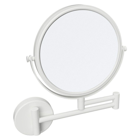 SAPHO - X-ROUND WHITE závesné kozmetické zrkadielko priemer 190mm, biela XR006W