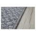Kusový koberec Toledo šedé čtverec - 400x400 cm Vopi koberce