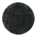 Kusový koberec Fluffy Shaggy 3500 grey kruh - 160x160 (průměr) kruh cm Ayyildiz koberce