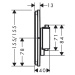 Hansgrohe ShowerSelect Comfort E, termostat pod omietku pre 1 spotrebič, čierna matná, HAN-15571