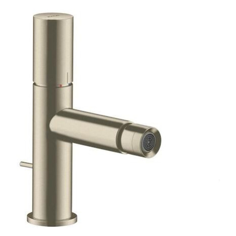 Bidetová batéria Hansgrohe Axor Uno s výpusťou kartáčovaný nikel 45200820