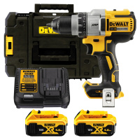 DEWALT 18V XR XRP Aku vŕtačka bez príklepu, 2x 5,0 Ah DCD991P2-QW