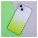 Silikónové puzdro na Apple iPhone 11 Gradient zelené