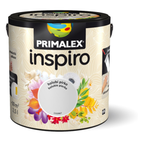 Primalex Inspiro - oteruvzdorný tónovaný interiérový náter dymová šeď 2,5 l