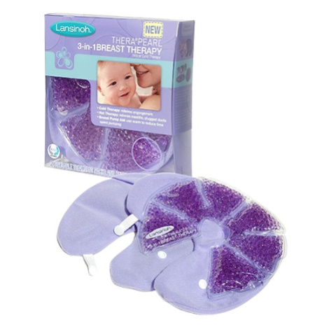 LANSINOH TheraPearl 3v1 Teplá a chladná terapia na prsníky 2 ks