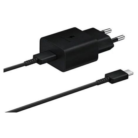 Nabíjačka Samsung EP-T1510XB 15W Fast Charge + USB-C / USB-C black cable (EP-T1510XBEGEU)