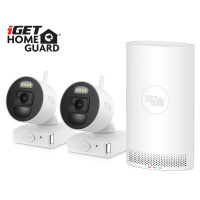 iGET HOMEGUARD HGNVK88002P - Wire-free FullHD NVR 8CH + 2x bateriová kamera HGNVK686CAMP