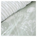 Bielo-zelené obliečky Catherine Lansfield Meadowsweet Floral, 200 x 200 cm