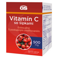 GS Vitamin C 500 + šípky 50+10 tabliet