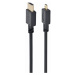 Kabel CABLEXPERT CC-HDMID-10 HDMI-HDMI micro 3m, 1.3, M/M stíněný, zlacené kontakty, černý