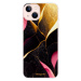 Odolné silikónové puzdro iSaprio - Gold Pink Marble - iPhone 13