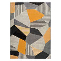 Oranžovo-sivý koberec Universal Gladys Sarr, 140 × 200 cm