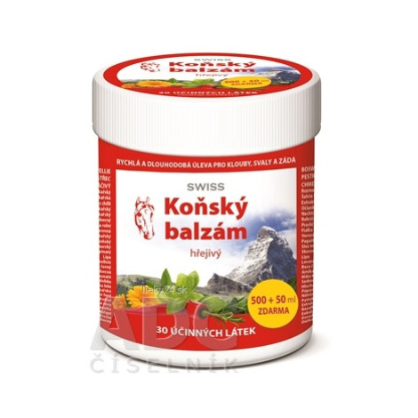 KONSKÝ BALZAM SWISS hrejivý