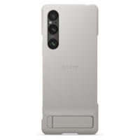 Sony Stand Cover kryt Xperia 1 V 5G sivý