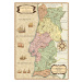 Puzzle historická mapa Portugalska Educa 500 dielov a Fix lepidlo od 11 rokov