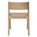 Jedálenské stoličky z dubového dreva Oblique - Hübsch